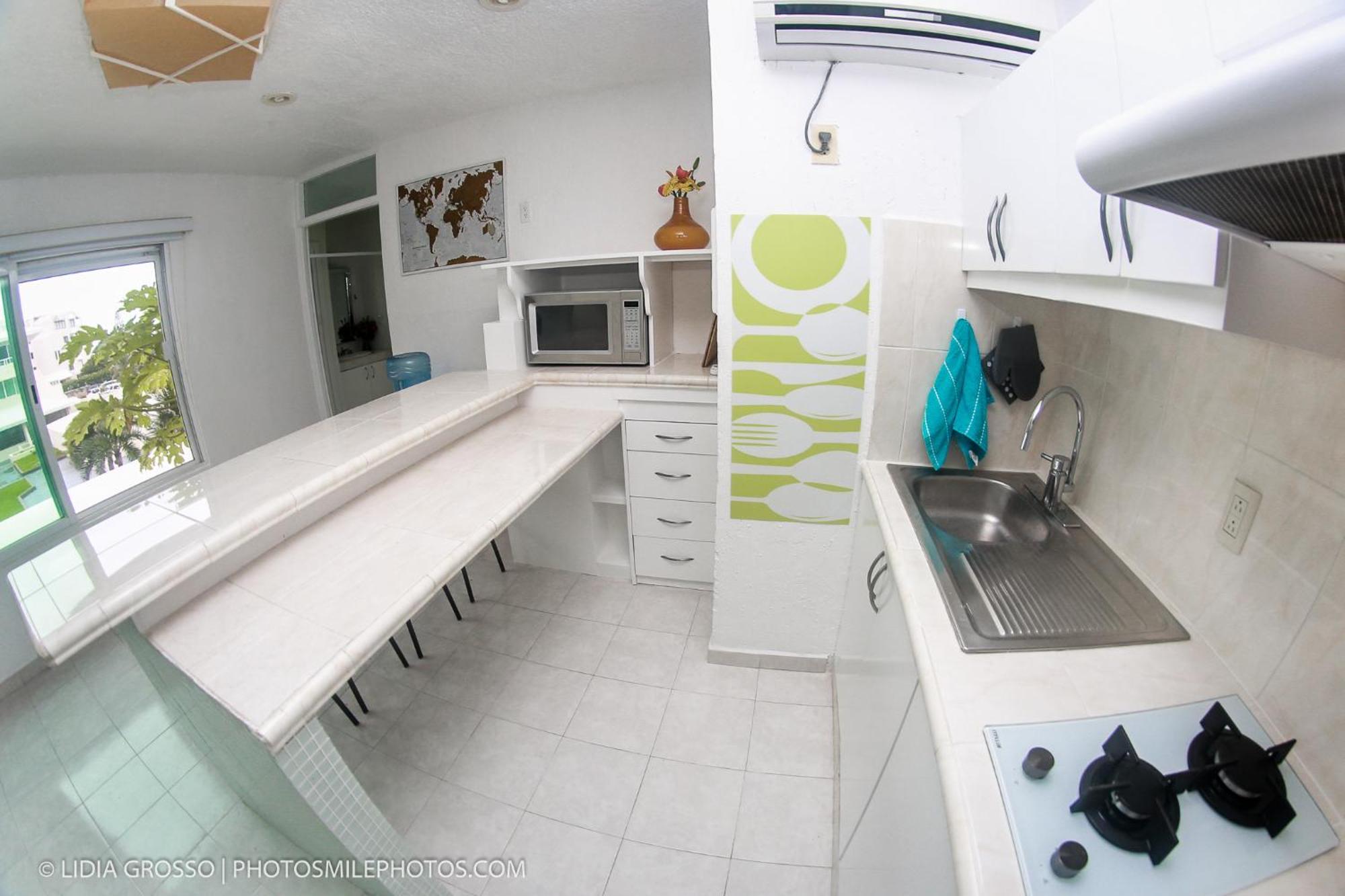 Brisas Shores Ocean View Terrace Apartments, And Pool, Zone Apartment Cancun